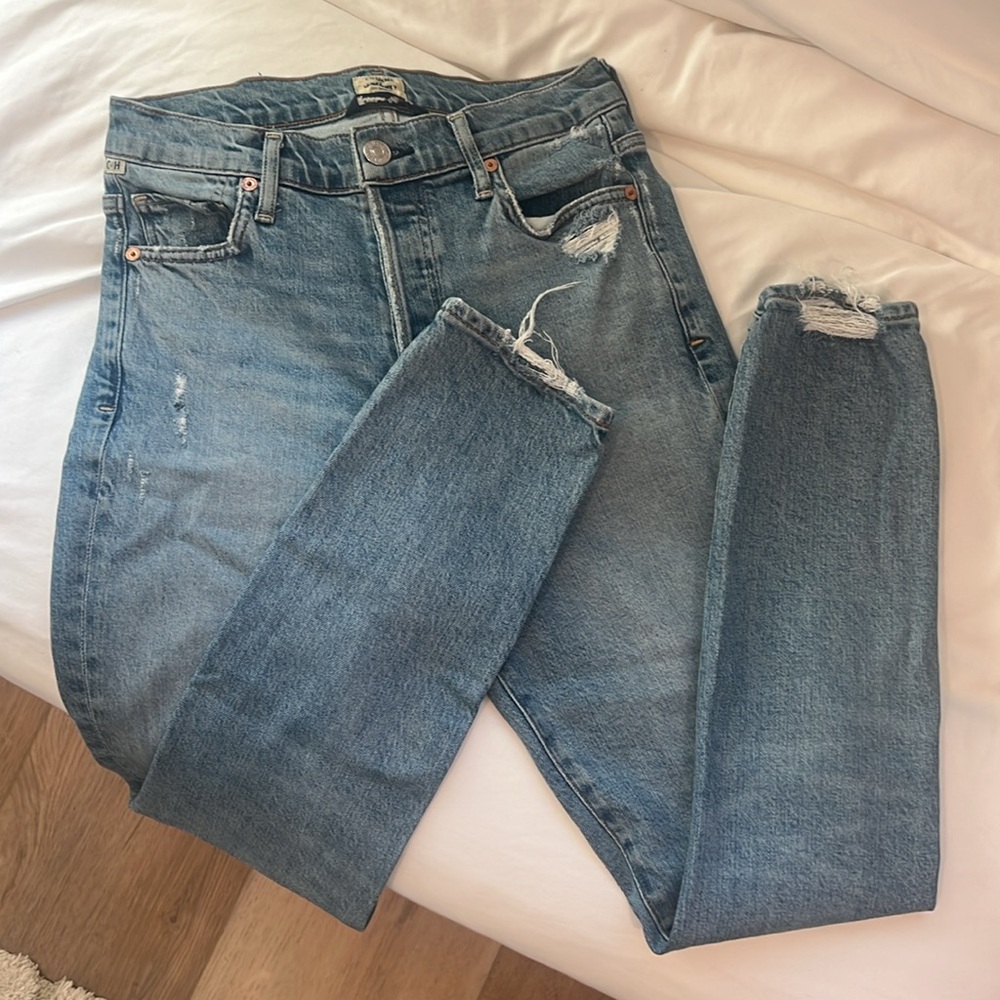 Citizens of Humanity size 25 high rise skinny jeans
